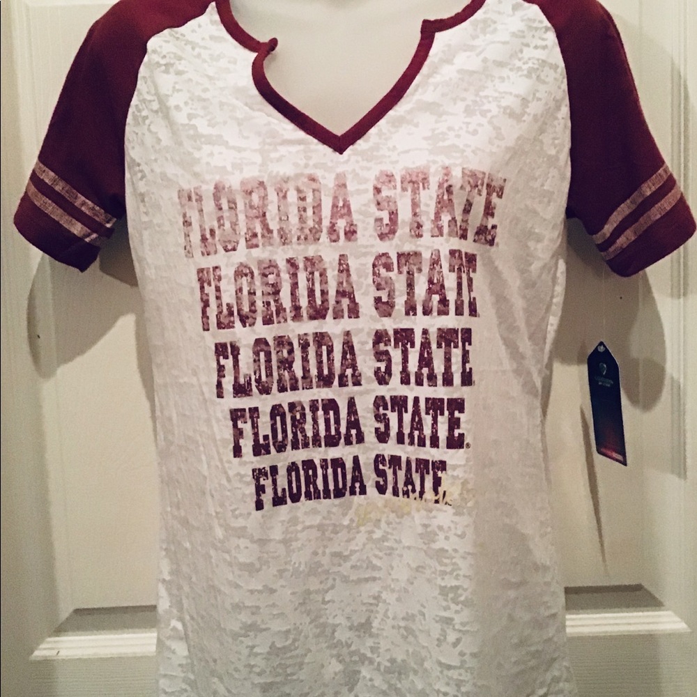 NWT - FSU Seminoles  Short Sleeve Top